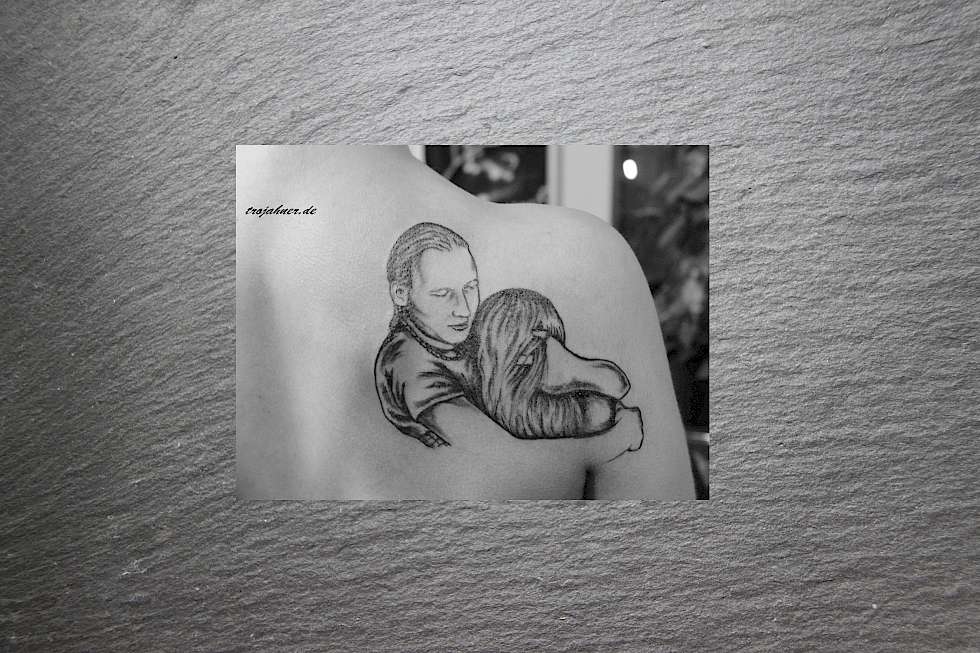 Skizzenstil Tattoo Paar Bild Fragen und Antworten
