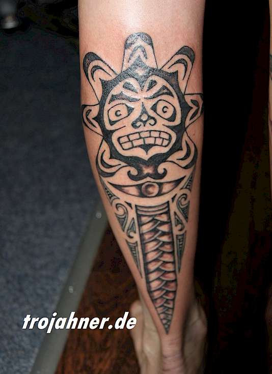 Maori polynesisches Motiv Tattoo Trojahner Körperkunst Dresden Bild Wissenswertes