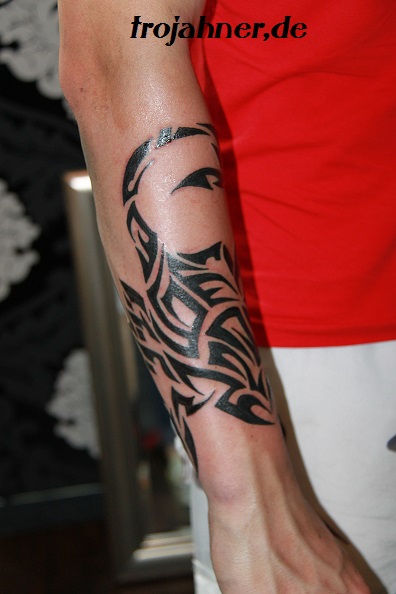 Bild Skorpion Tribal Tattoo Dresden Tattoostudio