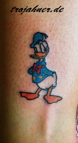 Bild Donald Duck Tattoo Dresden Tattoostudio