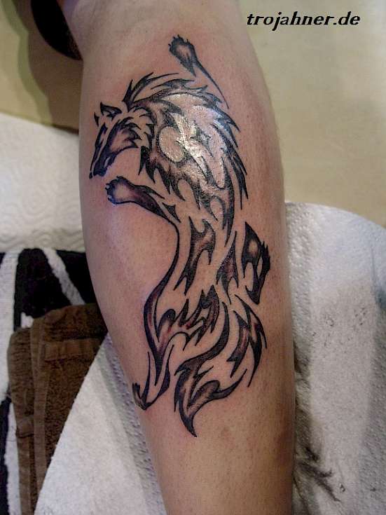 Bild Wolf Tribal Tattoo Studio Dresden