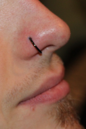 Bild Nasenflügel Piercing Ring