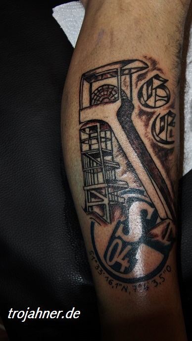 Bild Förderturm Tattoo