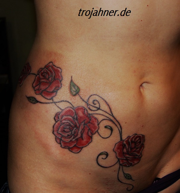 Bild Rosenranke 1 Tattoo