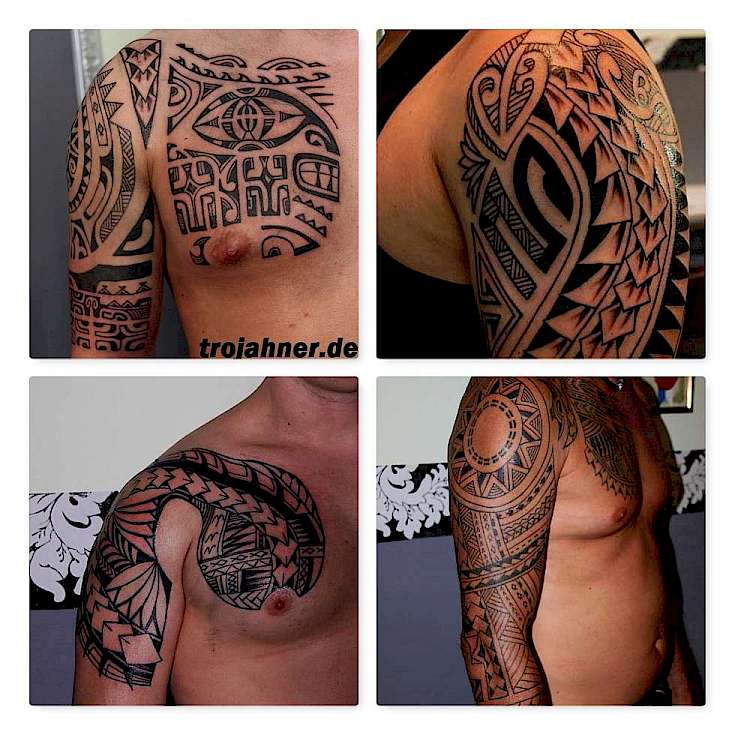 Bild Maori Tattoo Brust