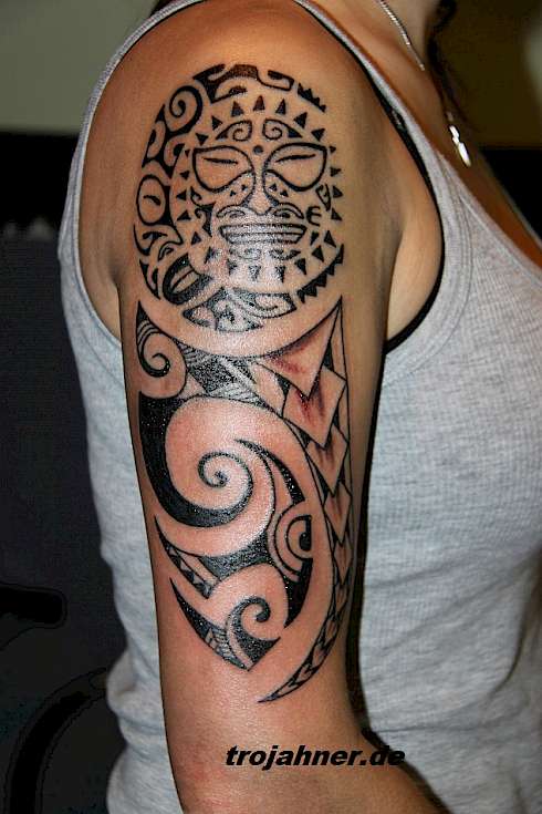 Bild polynesisches Tattoo