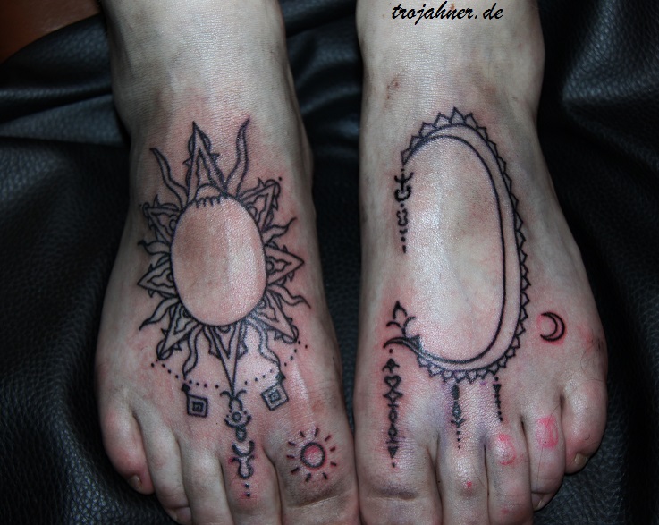 Bild Mendhi Mandala Tattoo