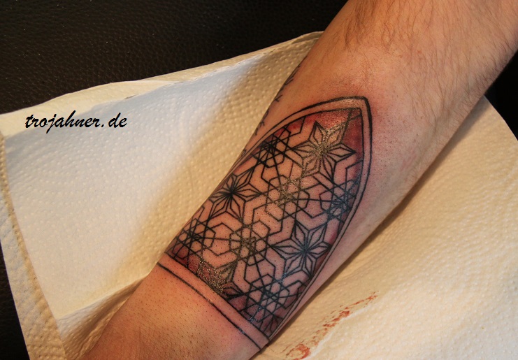 Bild Mandala Stil Tattoo Unterarm