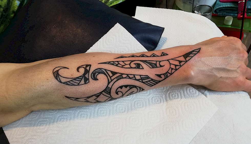Bild Maori Stil Tattoo