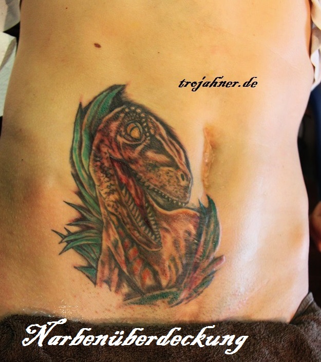 Bild Saurier Raptor Dresden Tattoo