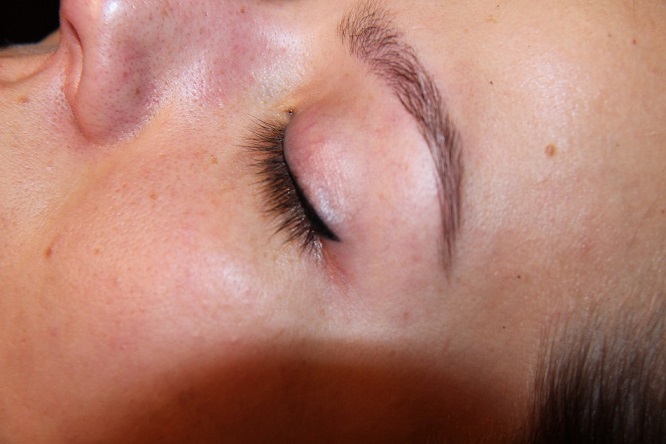 Bild Lidstrich dauerhaft dauerhaftes make-up Lid tätowierung pigmentierung dresden
