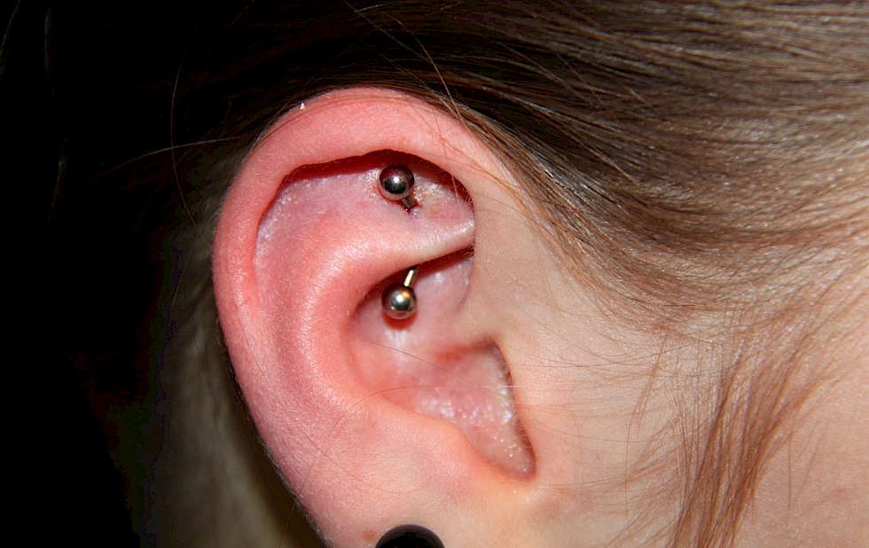 Rook Piercing Bild Beratung Piercing Piercingstudio dresden