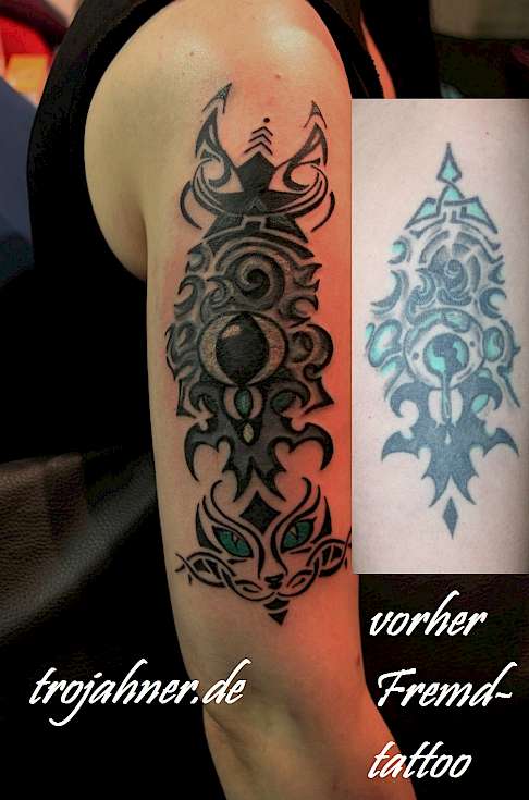 Bild Überarbeitung Renovierung Cover up Tattoo
