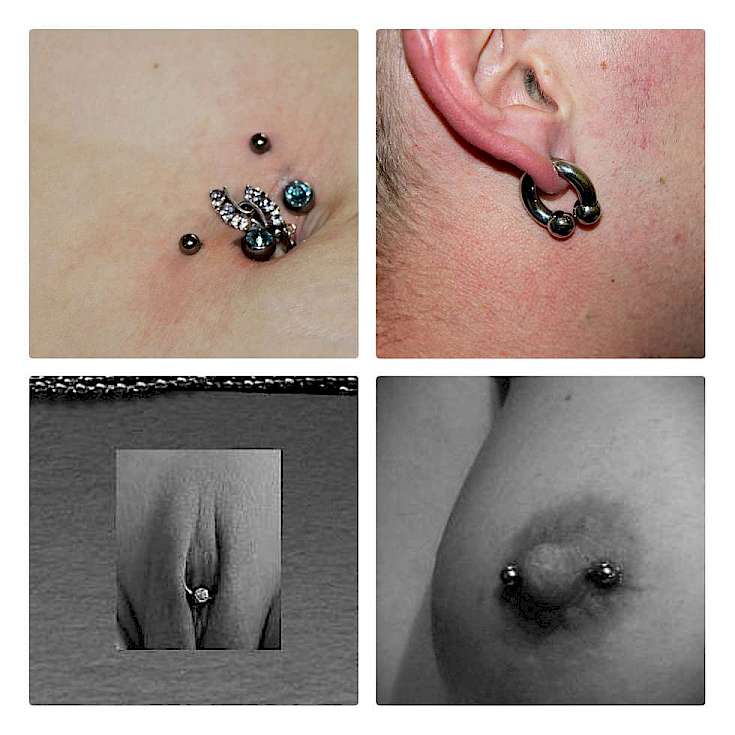 3er Bauchnabelpiercing Monsterring Ohr zum schrauben KvH Piercing Intimpiercing Frau Klitorisvorhautpiercing Nippelpiercing Brustwarzenpiercing Bild Piercing