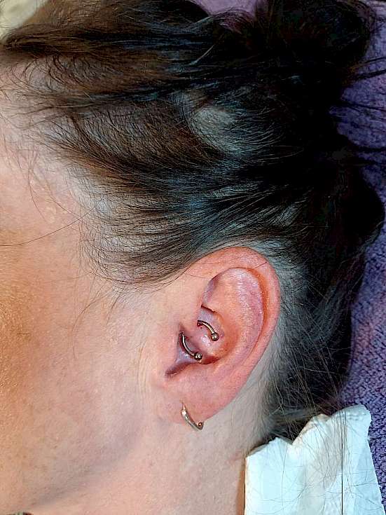 Bild Daith Ohrknorpel Ohr Piercing
